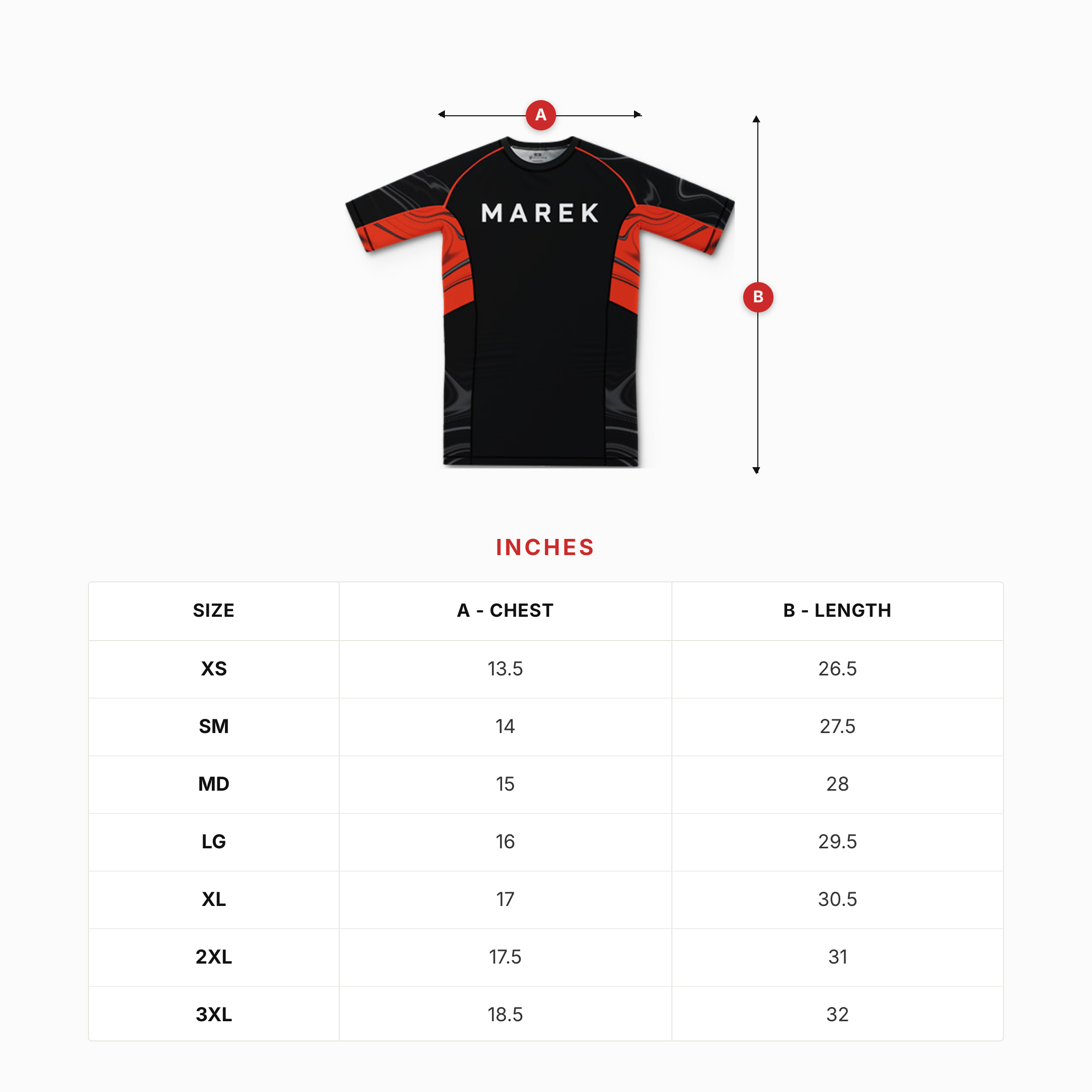 BJJ Rash Guard Set - Black & Red