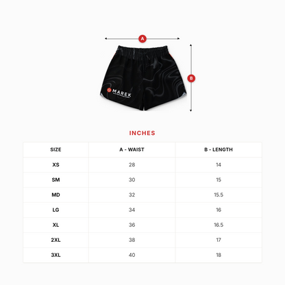 BJJ Rash Guard Set - Black & Red