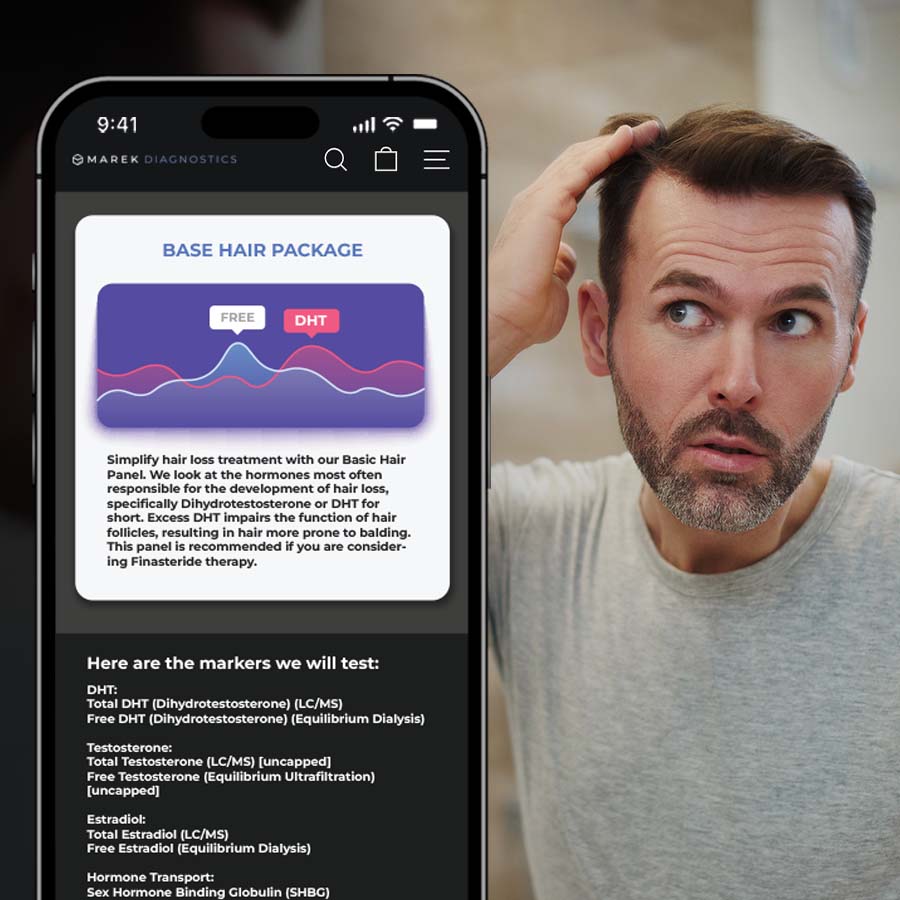 Base Hair Lab Panel Marek Diagnostics